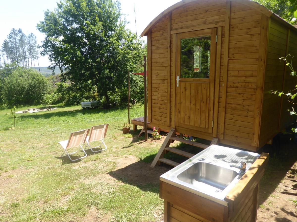Rosa The Cosy Cabin - Gypsy Wagon - Shepherds Hut, River Views Off-Grid Eco Living Педроган-Гранде Екстер'єр фото