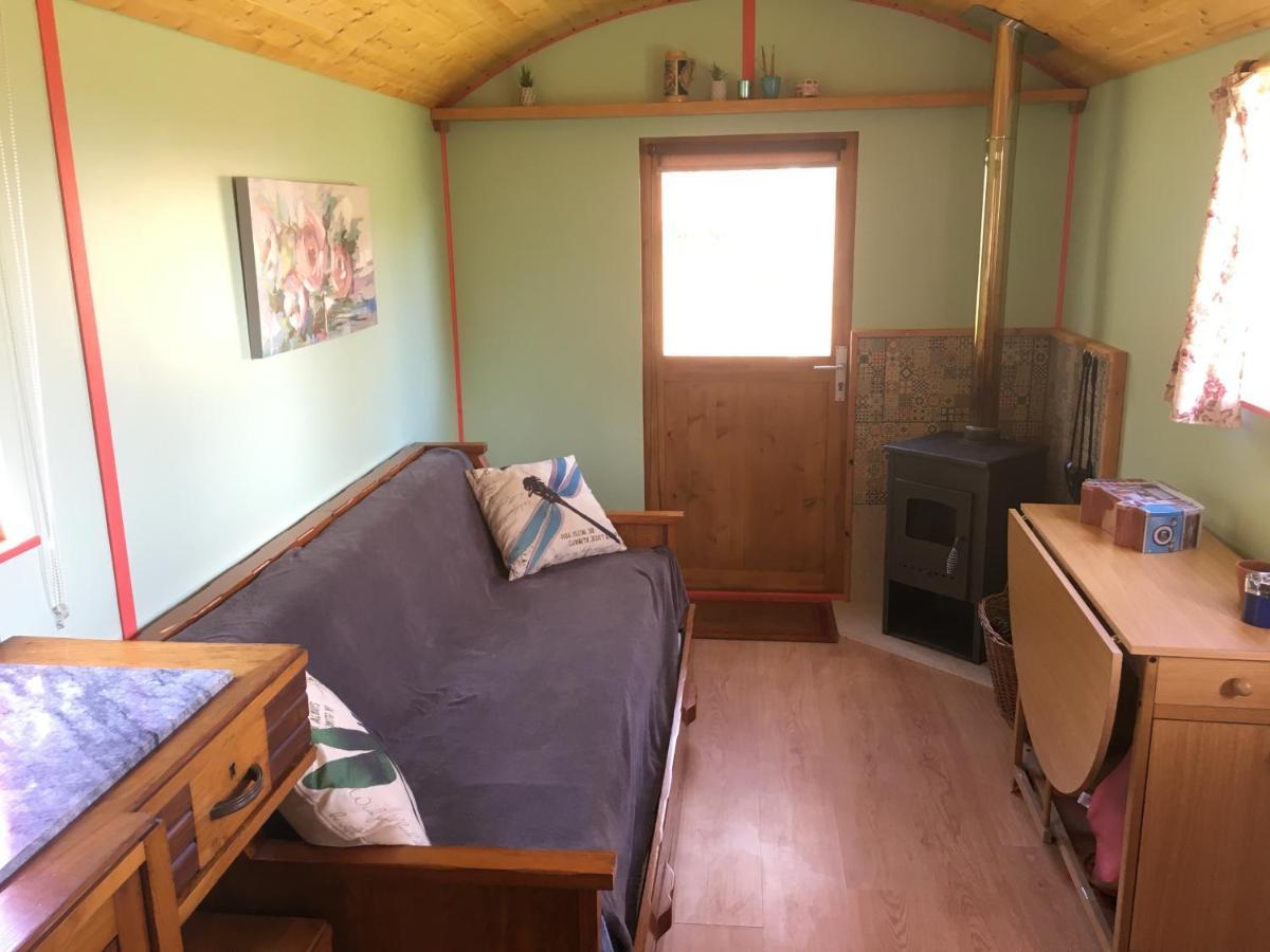 Rosa The Cosy Cabin - Gypsy Wagon - Shepherds Hut, River Views Off-Grid Eco Living Педроган-Гранде Екстер'єр фото